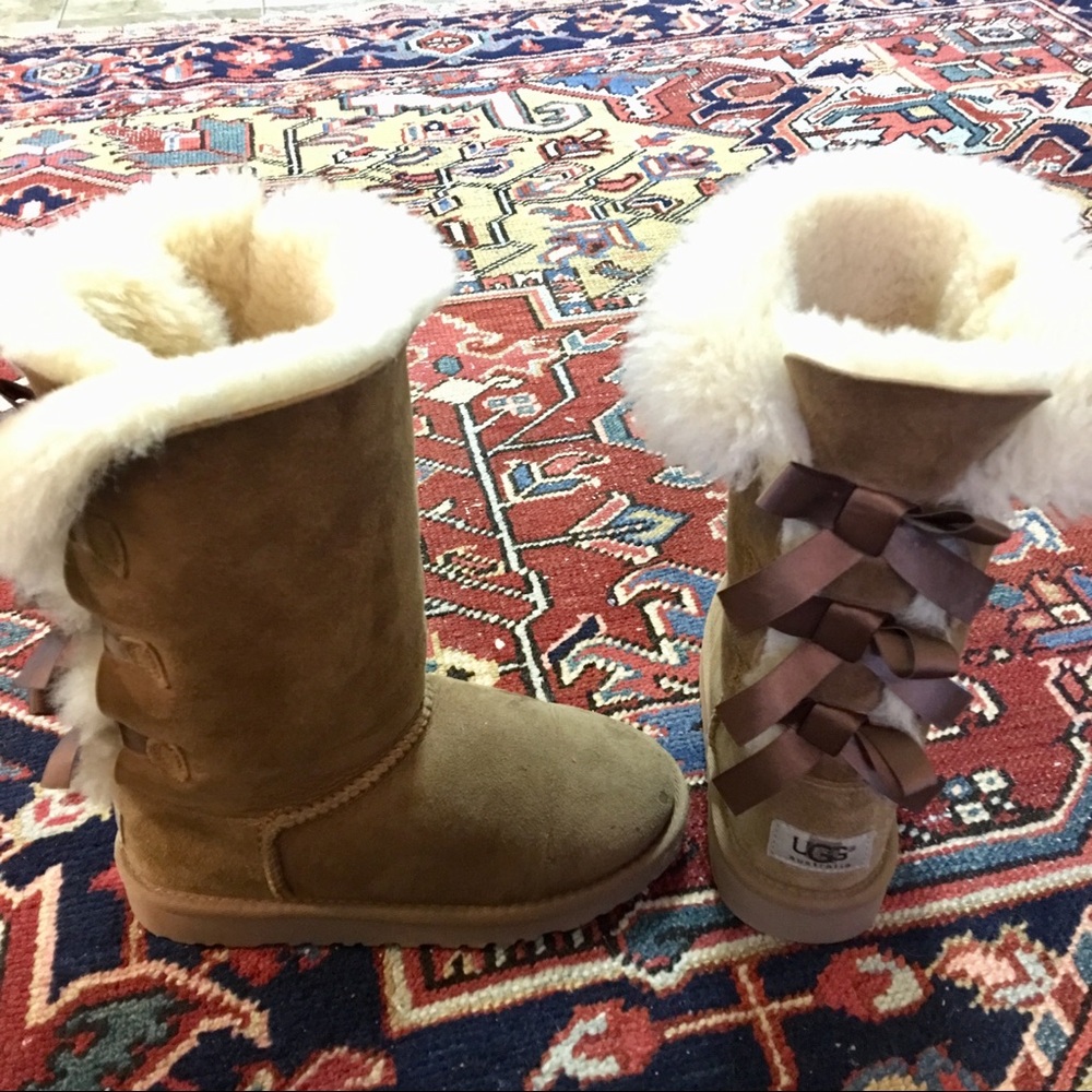 Bailey Bow Tall UGG Boots Chestnut